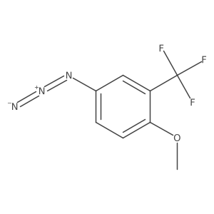 4-Azido-1-methoxy-2-(trifluoromethyl)benzene Structure