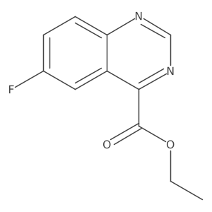 Ethyl 6-fluoroquinazoline-4-carboxylate Structure
