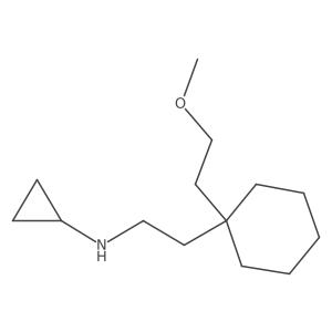 N-{2-[1-(2-methoxyethyl)cyclohexyl]ethyl}cyclopropanamine结构式