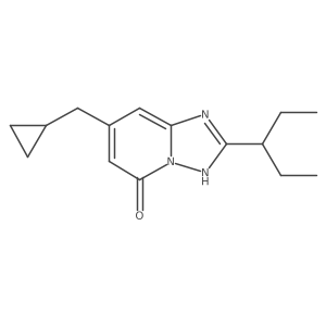 7-(Cyclopropylmethyl)-2-(pentan-3-yl)-[1,2,4]triazolo[1,5-a]pyridin-5-ol Structure
