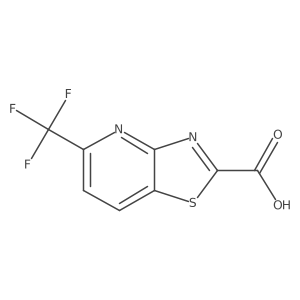 5-(Trifluoromethyl)-[1,3]thiazolo[4,5-b]pyridine-2-carboxylic acid Structure