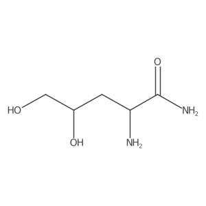 2-Amino-4,5-dihydroxypentanamide结构式
