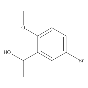 (R)-1-(5-Bromo-2-methoxyphenyl)ethan-1-ol Structure