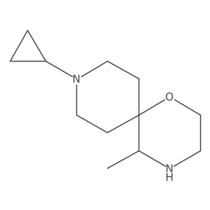 9-Cyclopropyl-5-methyl-1-oxa-4,9-diazaspiro[5.5]undecane Structure
