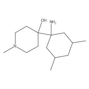 4-(1-Amino-3,5-dimethylcyclohexyl)-1-methylpiperidin-4-ol Structure