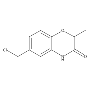 6-(Chloromethyl)-2-methyl-2H-benzo[b][1,4]oxazin-3(4H)-one结构式
