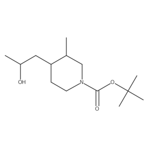 Tert-butyl 4-(2-hydroxypropyl)-3-methylpiperidine-1-carboxylate Structure