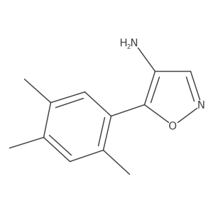 5-(2,4,5-Trimethylphenyl)-1,2-oxazol-4-amine结构式