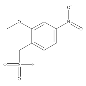 (2-Methoxy-4-nitrophenyl)methanesulfonyl fluoride结构式