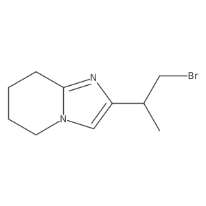 2-(1-bromopropan-2-yl)-5H,6H,7H,8H-imidazo[1,2-a]pyridine Structure