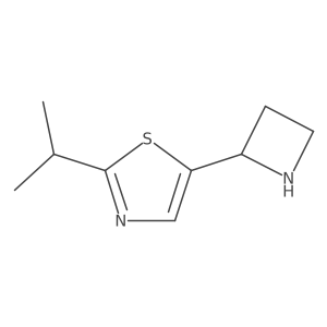 5-(Azetidin-2-yl)-2-(propan-2-yl)-1,3-thiazole Structure