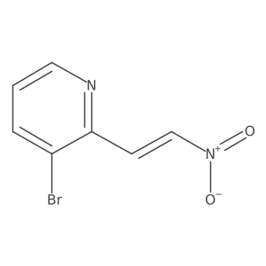 3-Bromo-2-(2-nitroethenyl)pyridine Structure