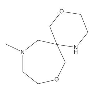 8-Methyl-4,11-dioxa-1,8-diazaspiro[5.6]dodecane Structure