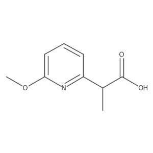 (2S)-2-(6-Methoxypyridin-2-yl)propanoic acid结构式