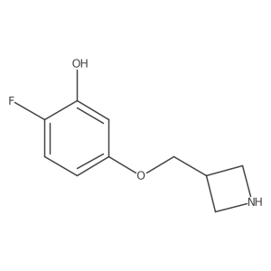 5-(Azetidin-3-ylmethoxy)-2-fluorophenol Structure