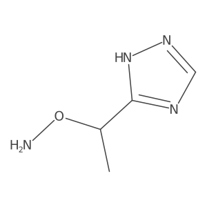 O-[(1S)-1-(4H-1,2,4-triazol-3-yl)ethyl]hydroxylamine结构式