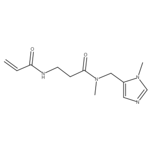 N-Methyl-N-[(3-methylimidazol-4-yl)methyl]-3-(prop-2-enoylamino)propanamide Structure