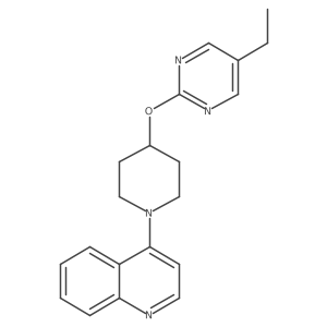 4-{4-[(5-Ethylpyrimidin-2-yl)oxy]piperidin-1-yl}quinoline Structure