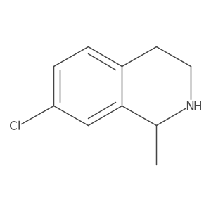 7-Chloro-1-methyl-1,2,3,4-tetrahydroisoquinoline结构式