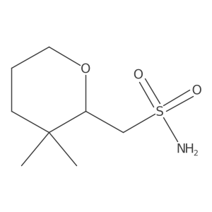 (3,3-Dimethyloxan-2-yl)methanesulfonamide Structure