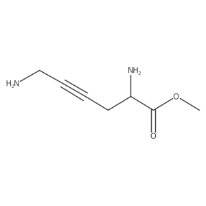 Methyl 2,6-diaminohex-4-ynoate结构式