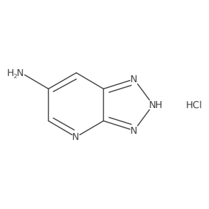 1H-[1,2,3]triazolo[4,5-b]pyridin-6-aminehydrochloride Structure