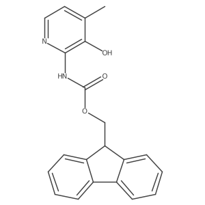 (9H-fluoren-9-yl)methyl N-(3-hydroxy-4-methylpyridin-2-yl)carbamate Structure