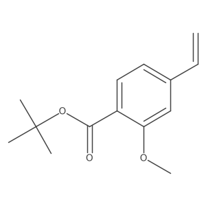 tert-Butyl 2-methoxy-4-vinylbenzoate结构式