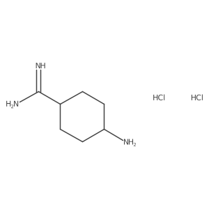 (1r,4r)-4-Aminocyclohexane-1-carboximidamide dihydrochloride结构式