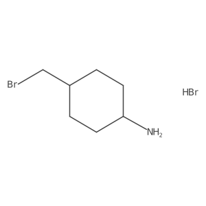 4-(Bromomethyl)cyclohexan-1-amine;hydrobromide Structure