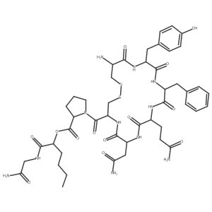 8-epsilon-Hydroxy-nle-vasopressin Structure