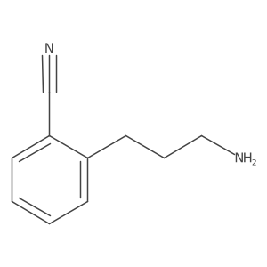 2-(3-Aminopropyl)benzonitrile结构式