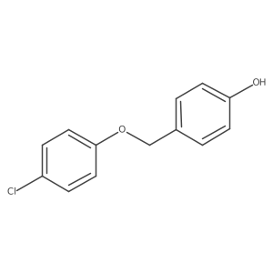 4-p-Chlorophenoxymethyl-phenol Structure