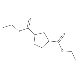 rel-(1R,3S)-Diethyl cyclopentane-1,3-dicarboxylate结构式