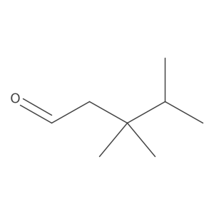 3,3,4-Trimethylpentanal结构式