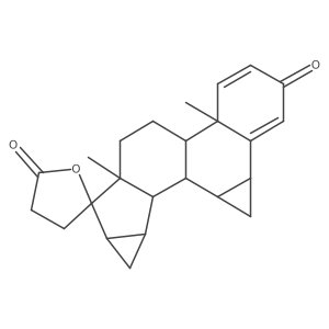 5a,7a-Dimethyl-1,1a,5b,6,7,7a,8a,9,9a,9b,9c,9d-dodecahydrospiro[cyclopropa[4,5]cyclopenta[1,2-a]cyclopropa[l]phenanthrene-8,2'-oxolane]-3,5'(5aH)-dione Structure