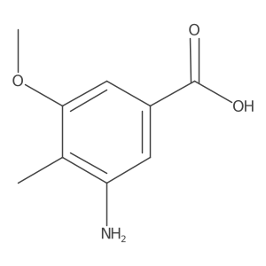 3-Amino-5-methoxy-4-methylbenzoic acid结构式
