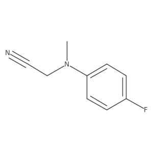 2-((4-Fluorophenyl)(methyl)amino)acetonitrile Structure