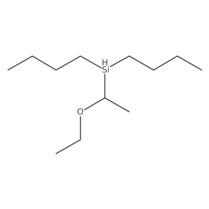Dibutyl(1-ethoxyethyl)silane结构式