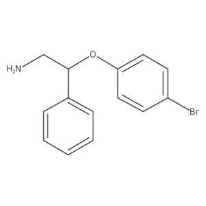 2-(4-Bromo-phenoxy)-2-phenyl-ethylamine Structure
