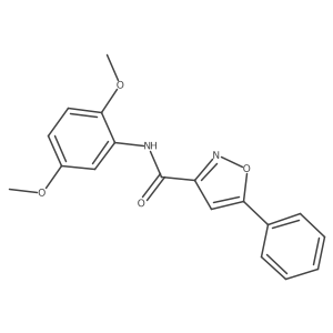 N-(2,5-dimethoxyphenyl)-5-phenyl-1,2-oxazole-3-carboxamide Structure