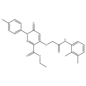 Ethyl 4-(2-((2,3-dimethylphenyl)amino)-2-oxoethoxy)-6-oxo-1-(p-tolyl)-1,6-dihydropyridazine-3-carboxylate Structure