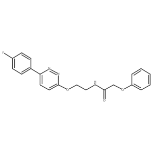 N-(2-((6-(4-fluorophenyl)pyridazin-3-yl)oxy)ethyl)-2-phenoxyacetamide Structure