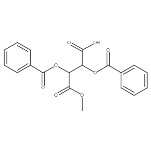 (2S,3S)-2,3-Bis(benzoyloxy)-4-methoxy-4-oxobutanoic acid结构式