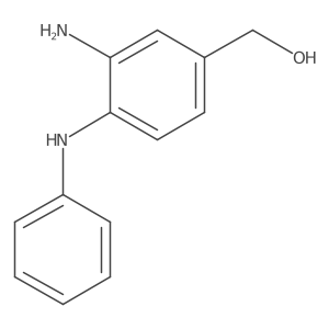 (3-Amino-4-(phenylamino)phenyl)methanol结构式