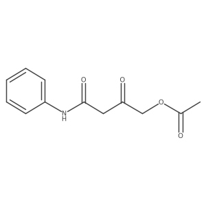 4-(Acetyloxy)-3-oxo-N-phenylbutanamide结构式