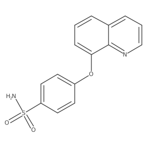 4-(Quinolin-8-yloxy)benzene-1-sulfonamide Structure