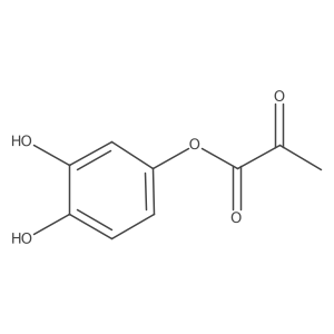 3,4-Dihydroxyphenyl 2-oxopropanoate结构式
