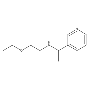 (2-Ethoxyethyl)[1-(pyridin-3-yl)ethyl]amine结构式