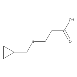 3-Cyclopropylmethylsulfanyl-propionic acid结构式